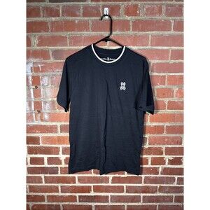 Psycho Bunny Serge Basic Crew Neck Fashion Black Unique Shirt Adult Size M (5)